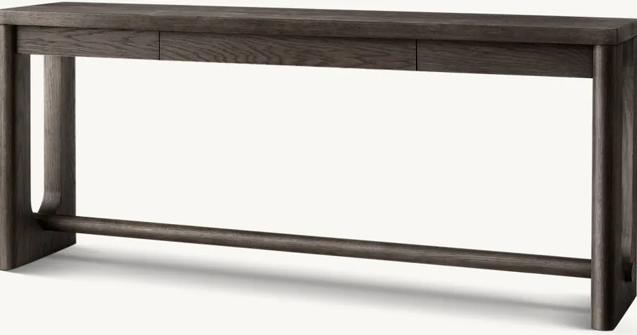 Table basse Carlux en bois massif, vue 2 sur 4