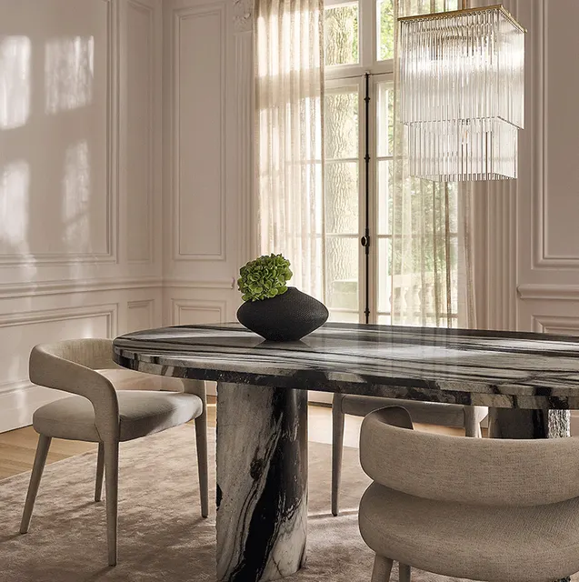 Table basse Chablis en marbre — tables basses et d'appoint