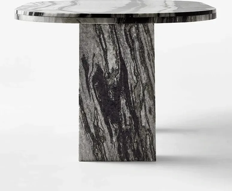 Table basse Chablis en marbre, vue 6 sur 6