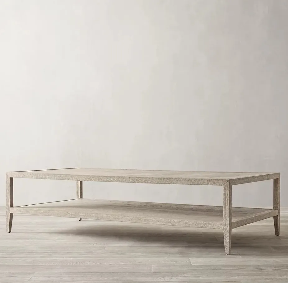 Table basse Cluny en chêne, collection tables basses et d'appoint ELWOOD HOME