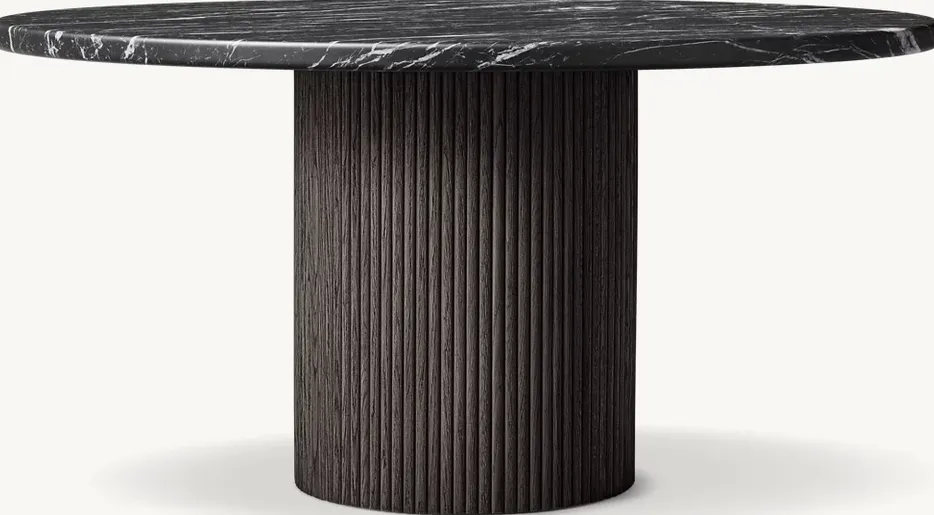 Table basse Coaraze en chêne, vue 4 sur 4