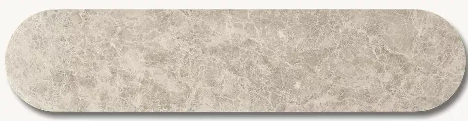 Table basse Coaraze en travertin blanc, vue 2 sur 4