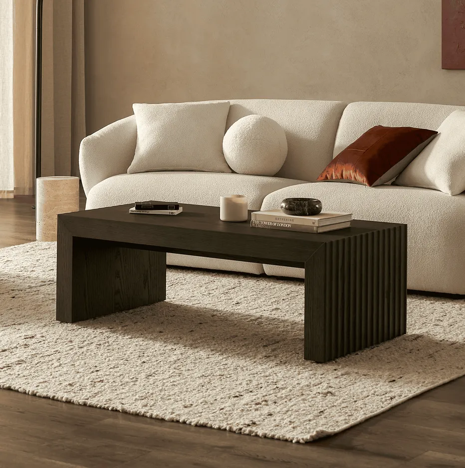 Table basse Concarneau en bois massif, collection tables basses et d'appoint ELWOOD HOME