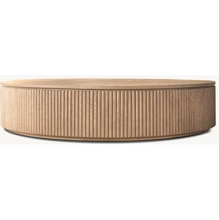 Table basse Dieulefit en bois massif, collection tables basses et d'appoint ELWOOD HOME