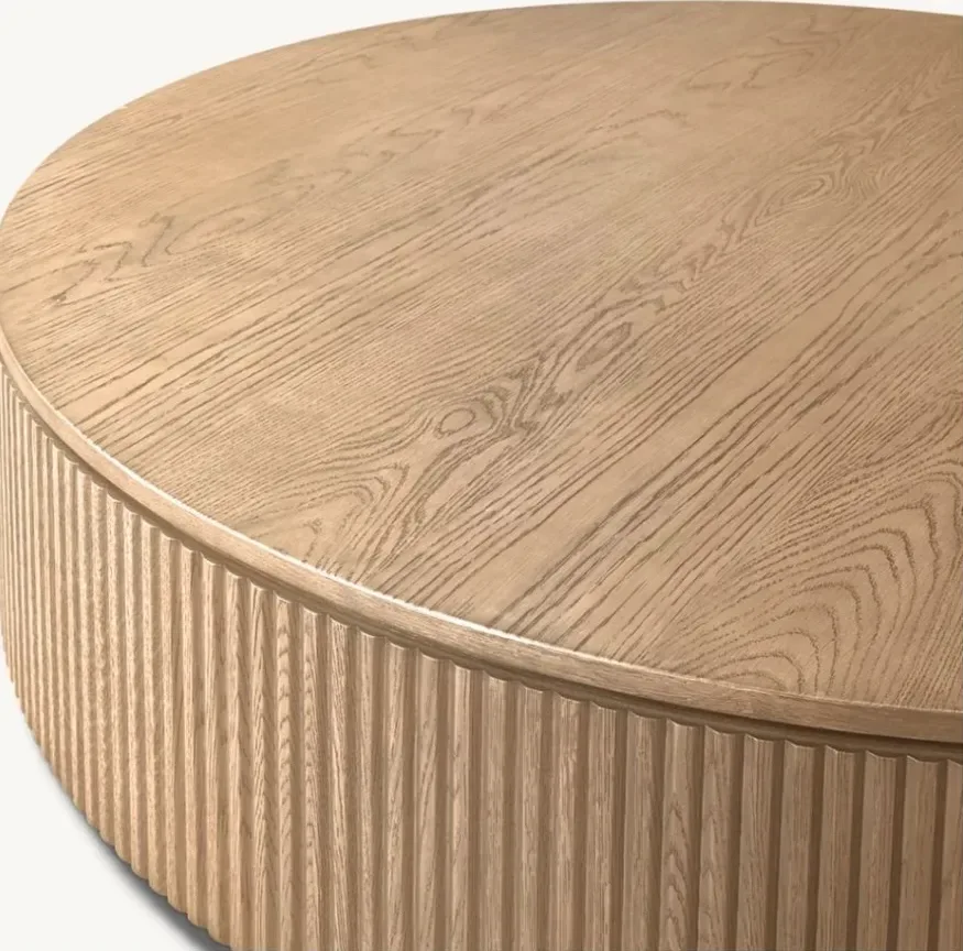 Table basse Dieulefit en bois massif, vue 2 sur 5