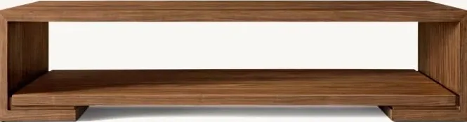 Table basse Espalion en bois massif, vue 4 sur 5