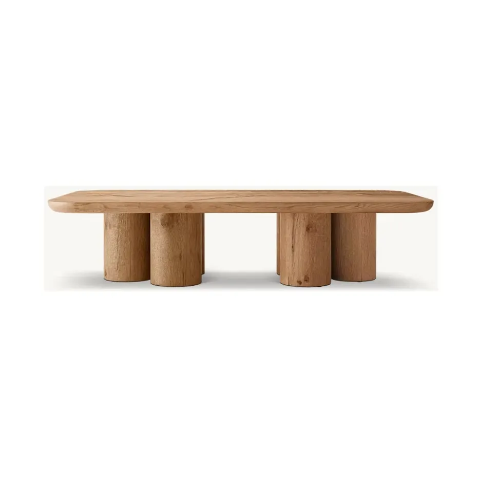 Table basse Espelette en bois massif, vue 2 sur 6