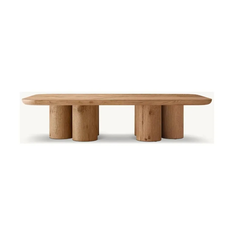 Table basse Espelette en bois massif, vue 3 sur 6