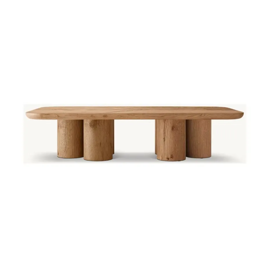 Table basse Espelette en bois massif, vue 4 sur 6