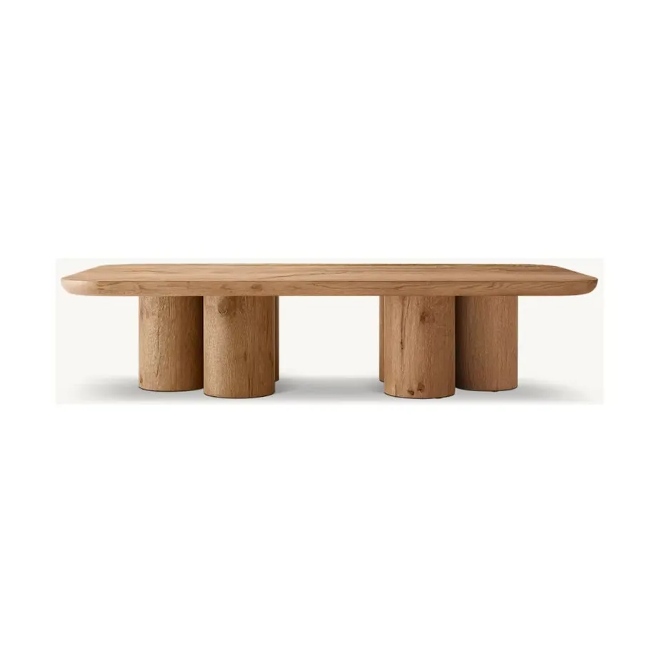 Table basse Espelette en bois massif, vue 5 sur 6