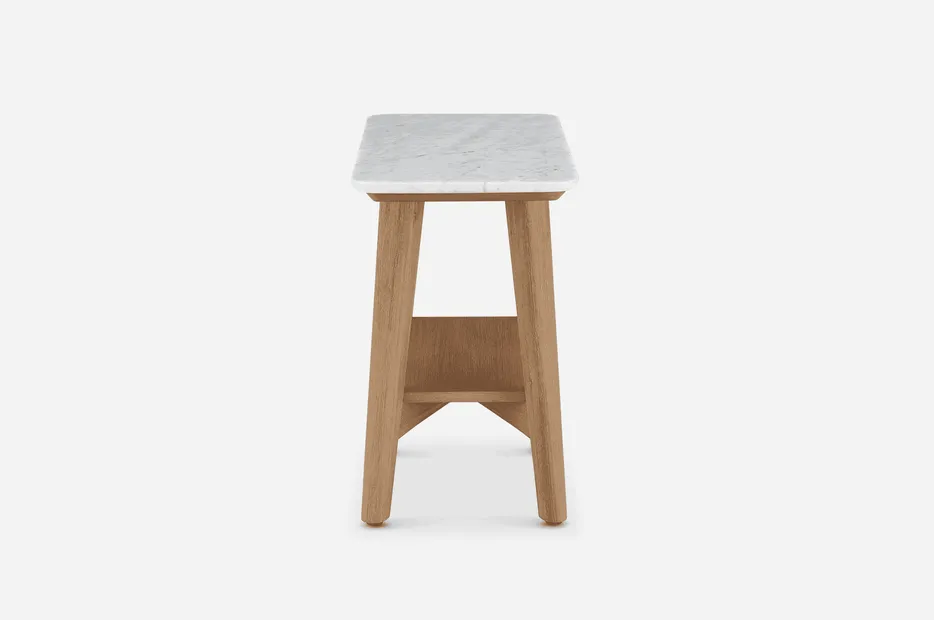 Table basse Fécamp en marbre, vue 2 sur 4