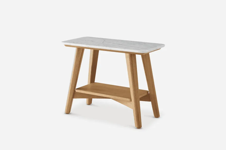 Table basse Fécamp en marbre, vue 3 sur 4