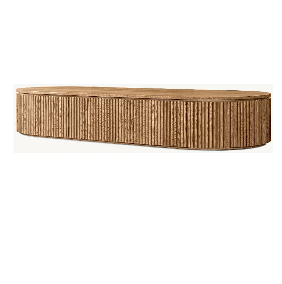 Table basse Flavigny en chêne, vue 5 sur 6