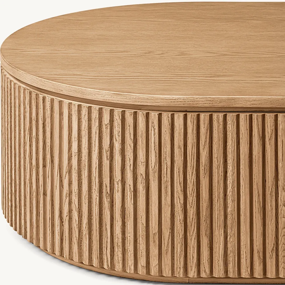 Table basse Flavigny en chêne, vue 6 sur 6