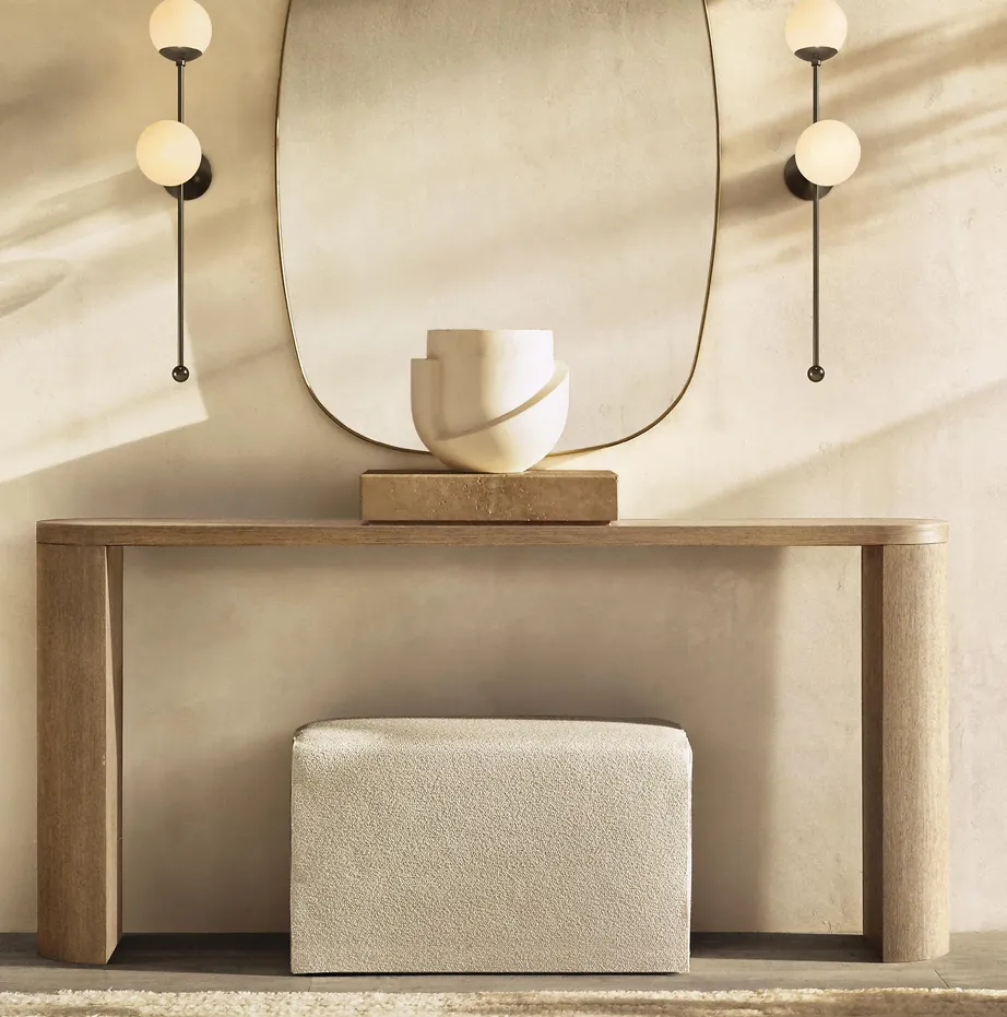 Table basse Gex en chêne, collection tables basses et d'appoint ELWOOD HOME