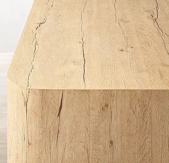 Table basse Gex en chêne blanc, vue 3 sur 4