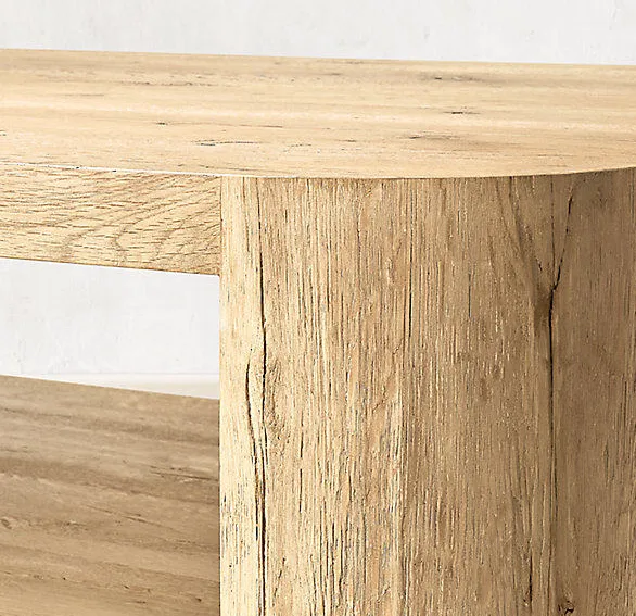 Table basse Gex en chêne blanc, vue 4 sur 4
