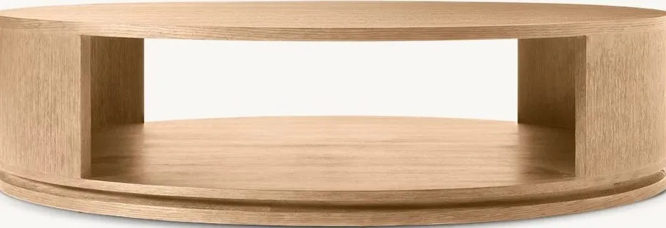 Table basse Giverny en bois massif, vue 2 sur 5