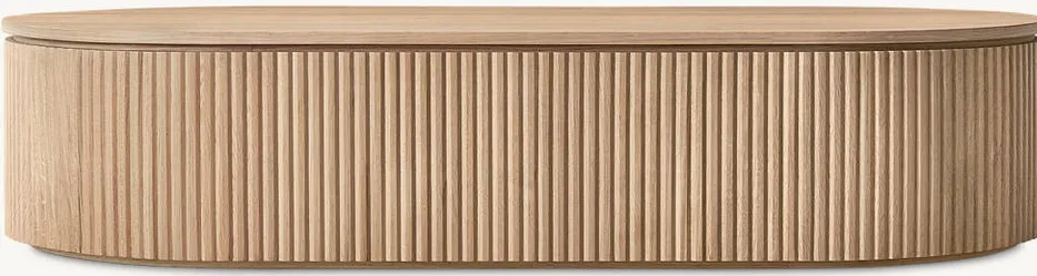 Table basse Hendaye en bois massif, vue 2 sur 6