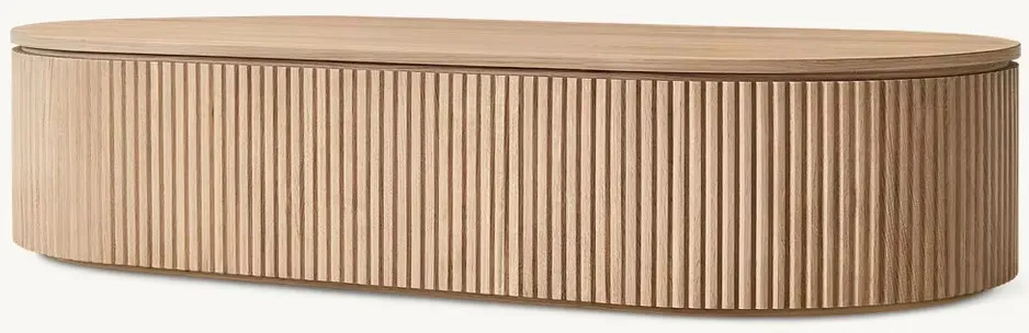 Table basse Hendaye en bois massif, vue 6 sur 6