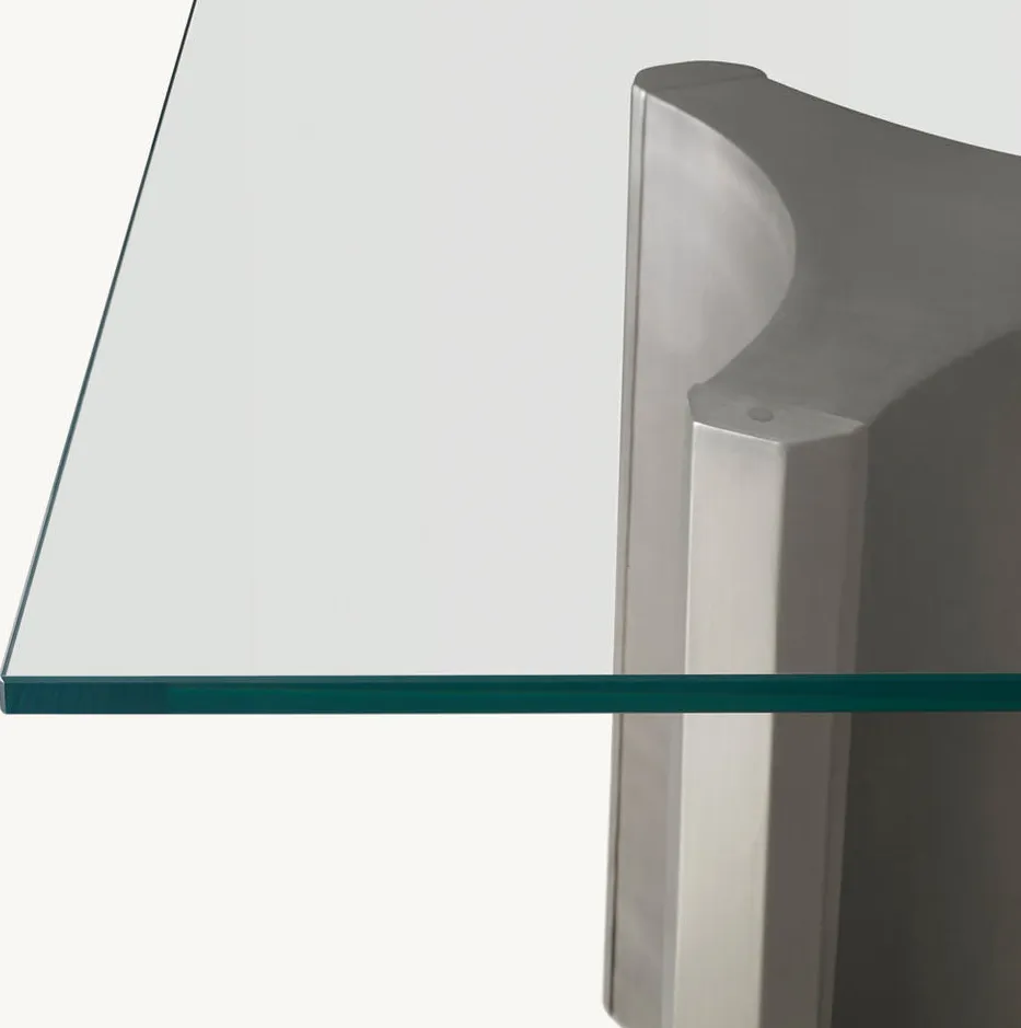 Table basse Honfleur en laiton, vue 6 sur 6