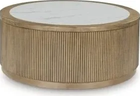 Table basse Joyeuse en marbre, vue 3 sur 4