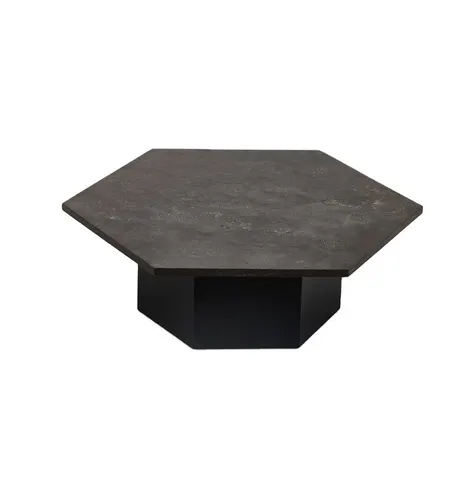 Table basse Lacoste en marbre noir — tables basses et d'appoint