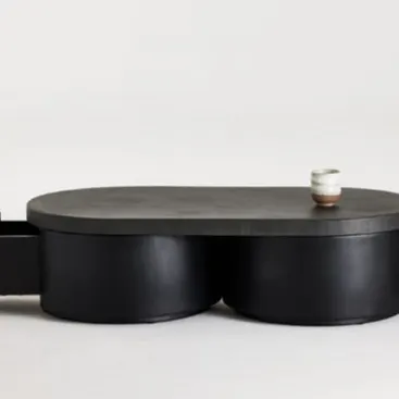 Table basse Lagrasse en chêne noir — tables basses et d'appoint