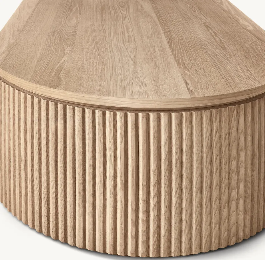 Table basse Laguiole en bois massif, vue 2 sur 4