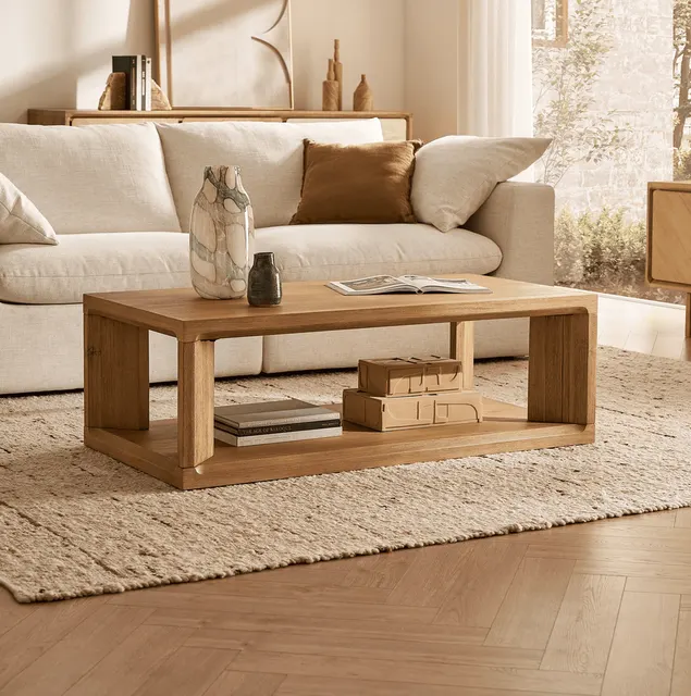 Table basse Locronan en chêne — tables basses et d'appoint