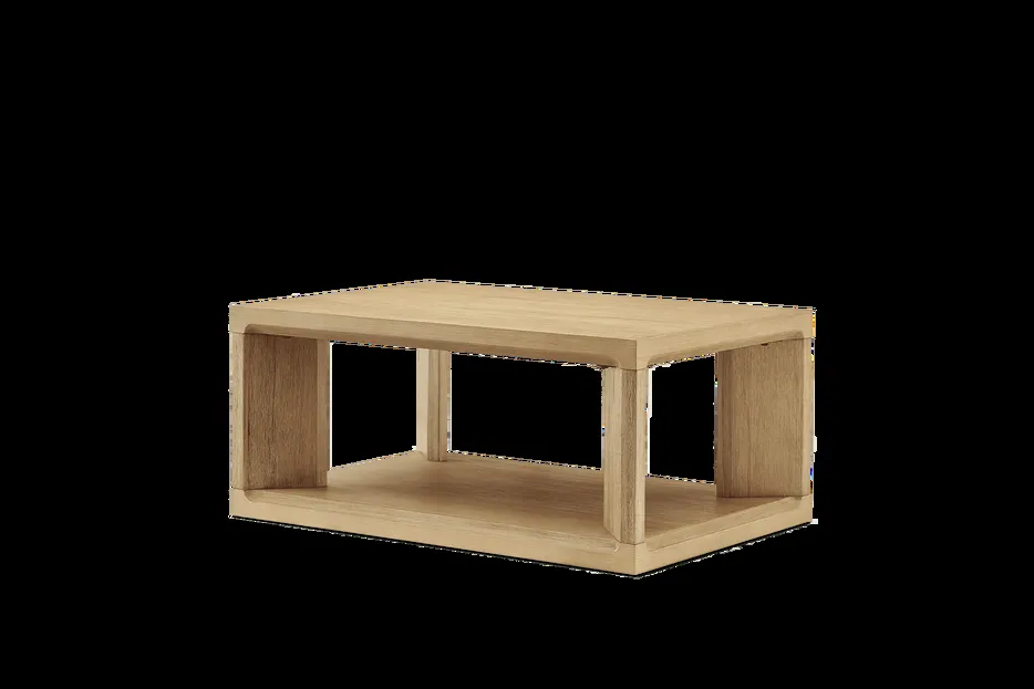 Table basse Locronan en chêne, vue 2 sur 6