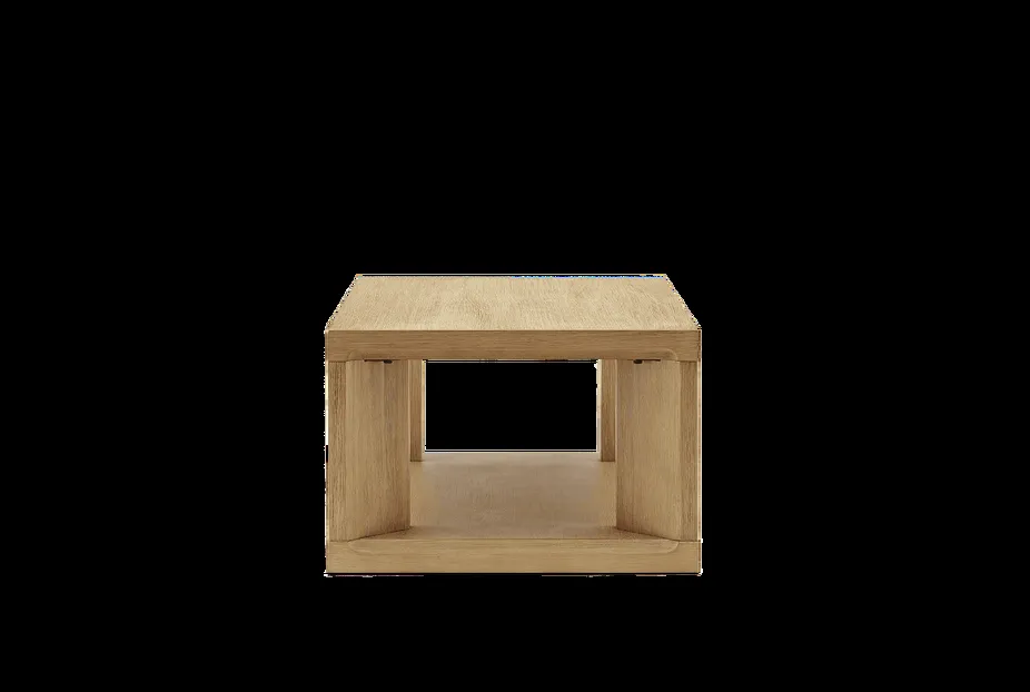 Table basse Locronan en chêne, vue 5 sur 6