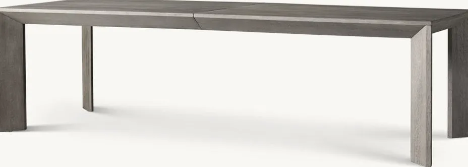 Table basse Lourdes en chêne gris, vue 2 sur 6