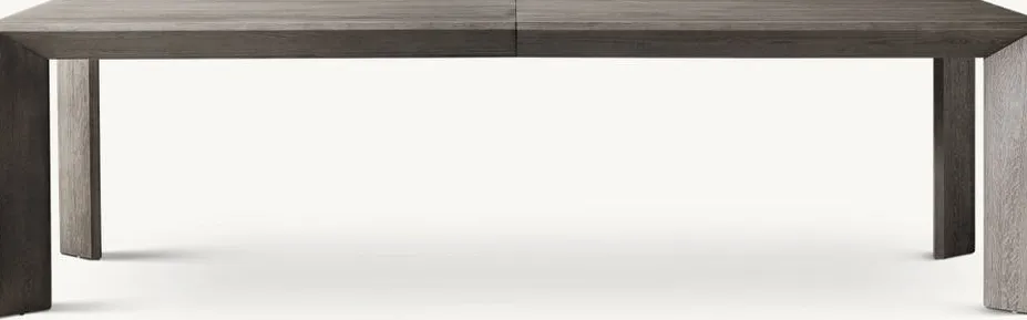 Table basse Lourdes en chêne gris, vue 5 sur 6