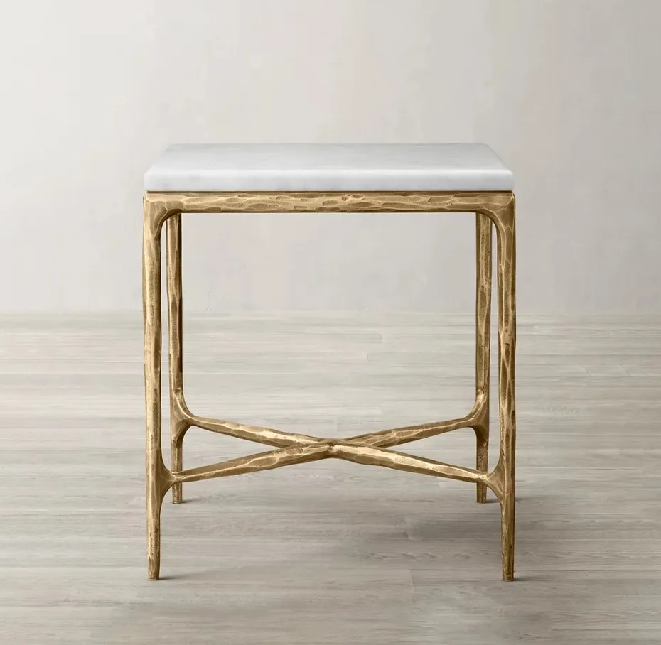 Table basse Lourmarin en marbre, marbre — tables basses et d'appoint ELWOOD HOME