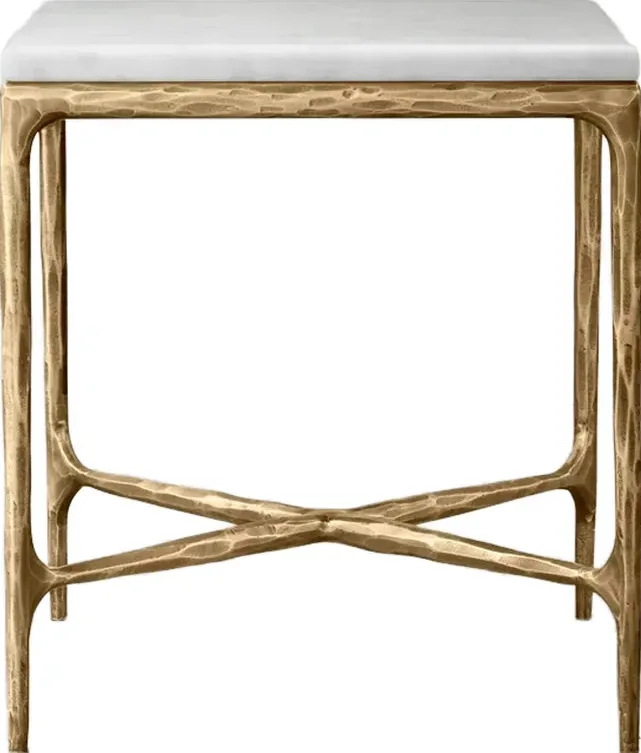 Table basse Lourmarin en marbre, vue 4 sur 4