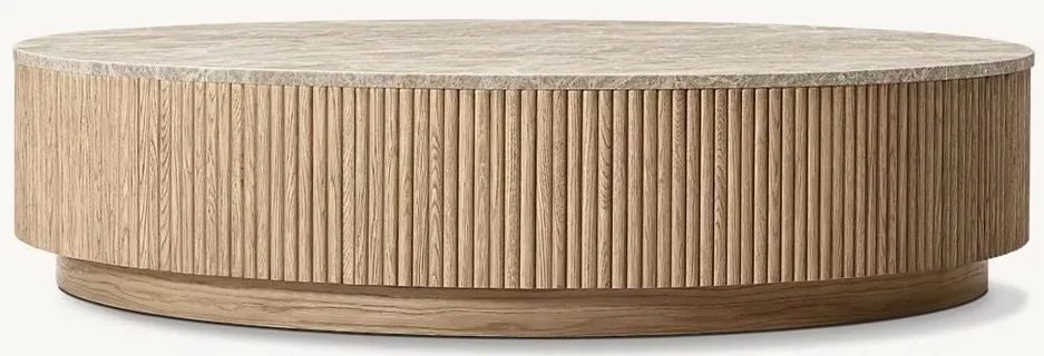 Table basse Massat en bois massif, vue 2 sur 4
