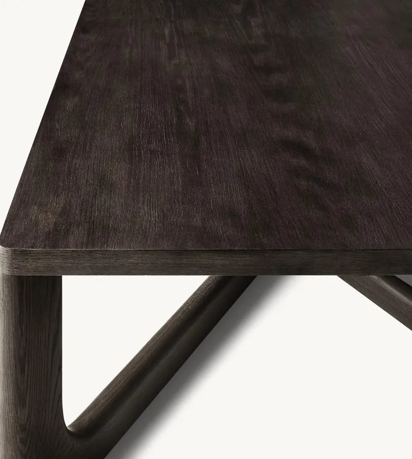 Table basse Mende en bois massif, vue 5 sur 6