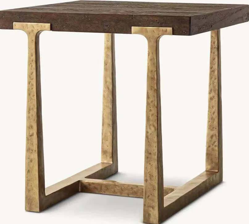 Table d'appoint Meursault en bois massif