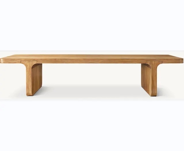 Table basse Mimizan en bois massif — tables basses et d'appoint