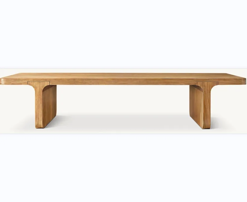 Table basse Mimizan en bois massif, collection tables basses et d'appoint ELWOOD HOME