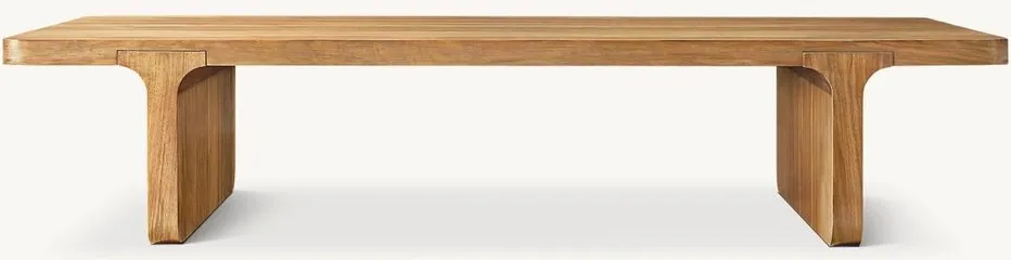 Table basse Mimizan en bois massif, vue 4 sur 4