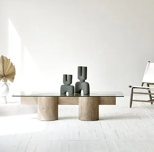 Table basse Mirepoix en bois massif, collection tables basses et d'appoint ELWOOD HOME
