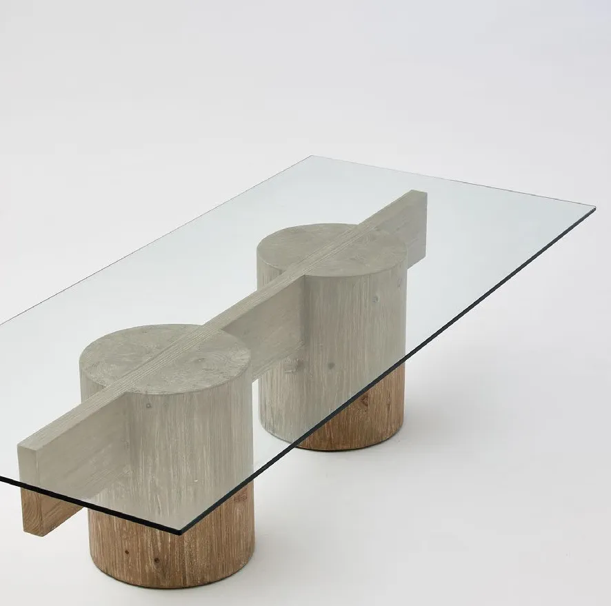 Table basse Mirepoix en bois massif, vue 2 sur 4