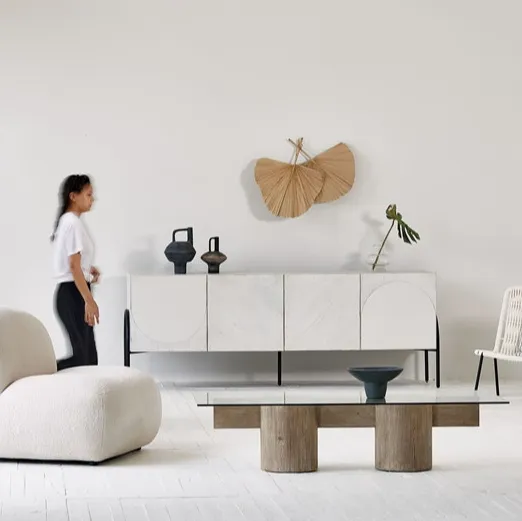 Table basse Mirepoix en bois massif, vue 3 sur 4