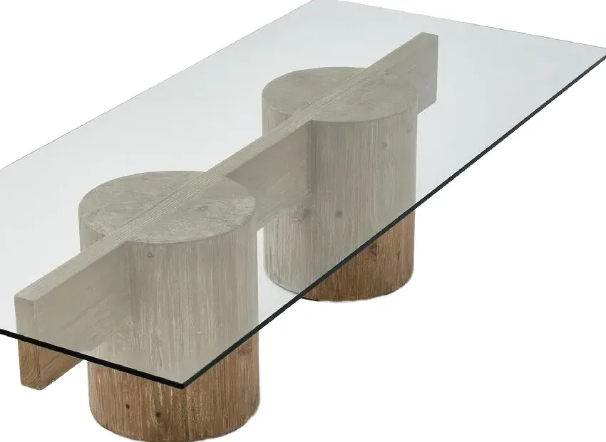 Table basse Mirepoix en bois massif, vue 4 sur 4