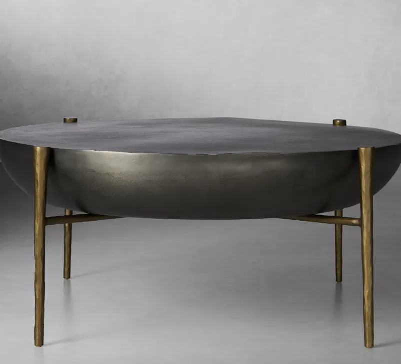 Table basse Morteau en marbre, collection tables basses et d'appoint ELWOOD HOME