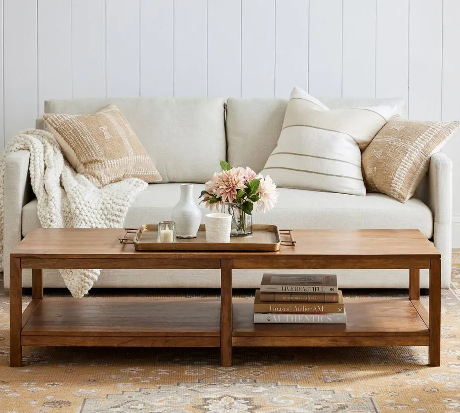 Table basse Mougins en bois massif, vue 4 sur 4