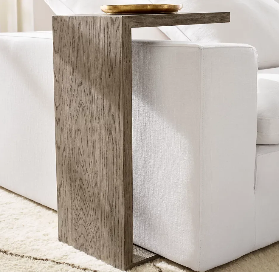 Table basse Mougins en chêne, collection tables basses et d'appoint ELWOOD HOME