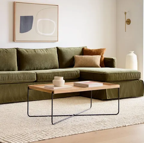 Table basse Moustiers rustique — tables basses et d'appoint